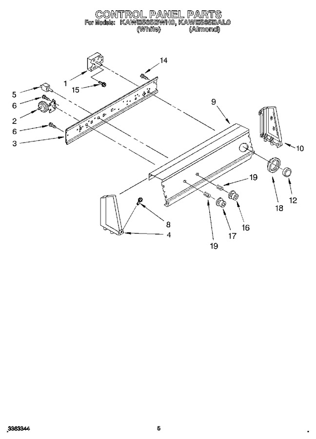 Diagram for KAWE565BWH0