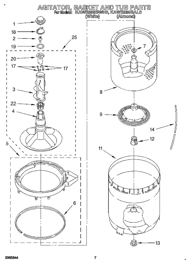 Diagram for KAWE565BWH0