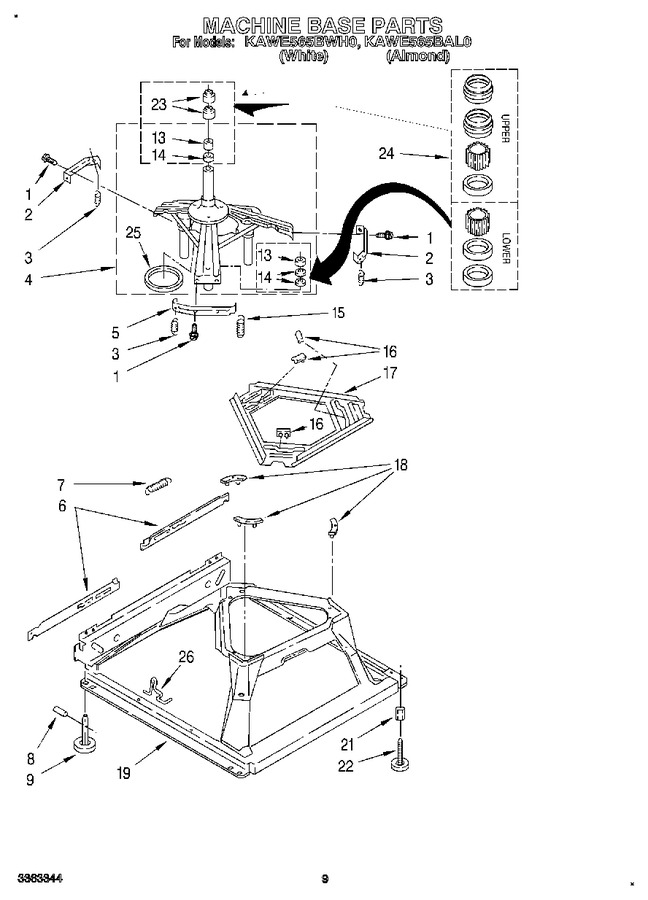 Diagram for KAWE565BWH0