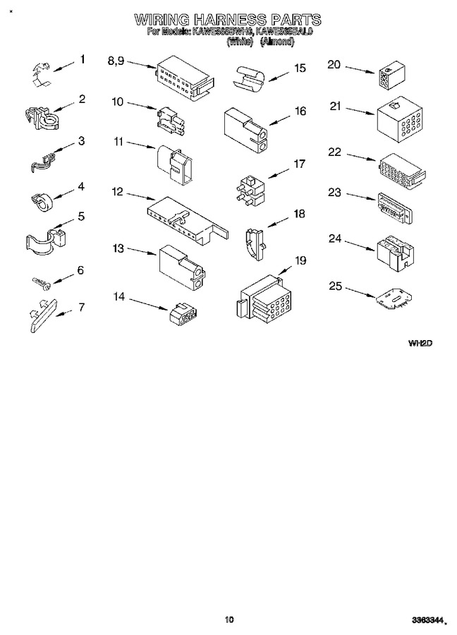 Diagram for KAWE565BWH0