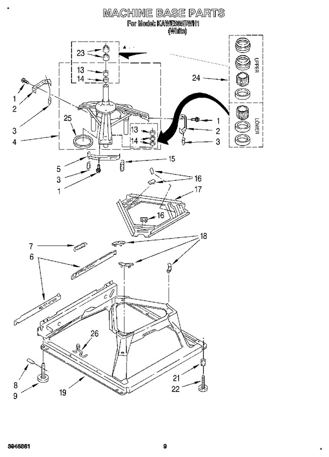 Diagram for KAWE565BWH1