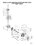 Diagram for 04 - Brake, Clutch, Gearcase, Motor And Pump
