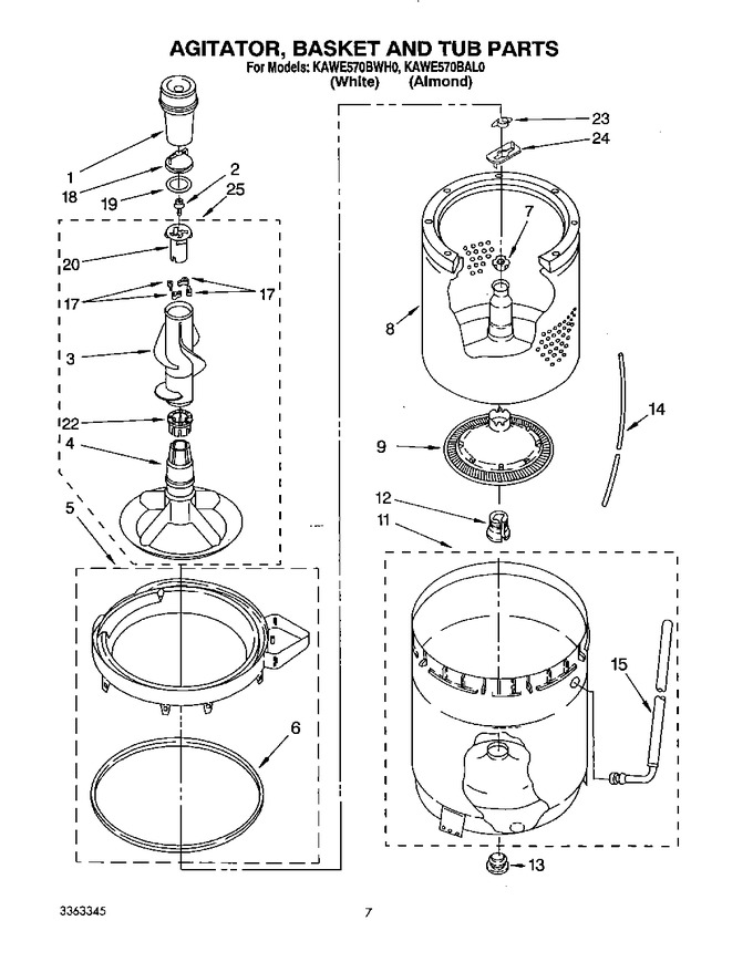 Diagram for KAWE570BWH0
