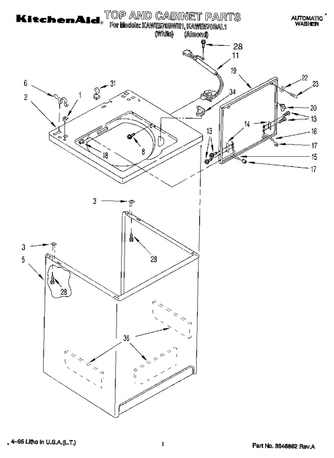Diagram for KAWE570BAL1