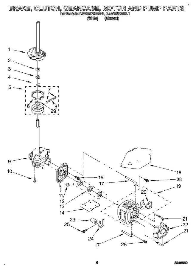 Diagram for KAWE570BAL1