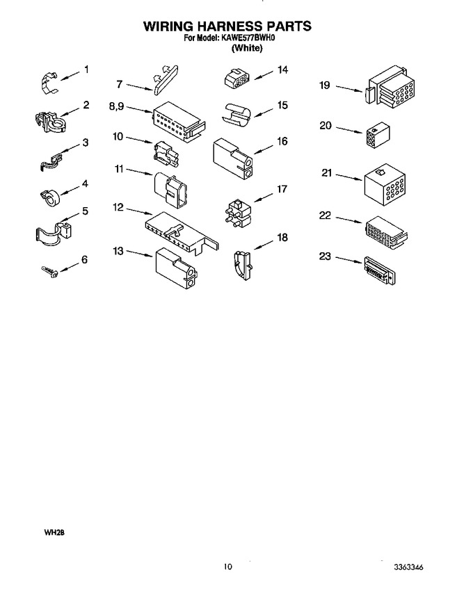 Diagram for KAWE577BWH0