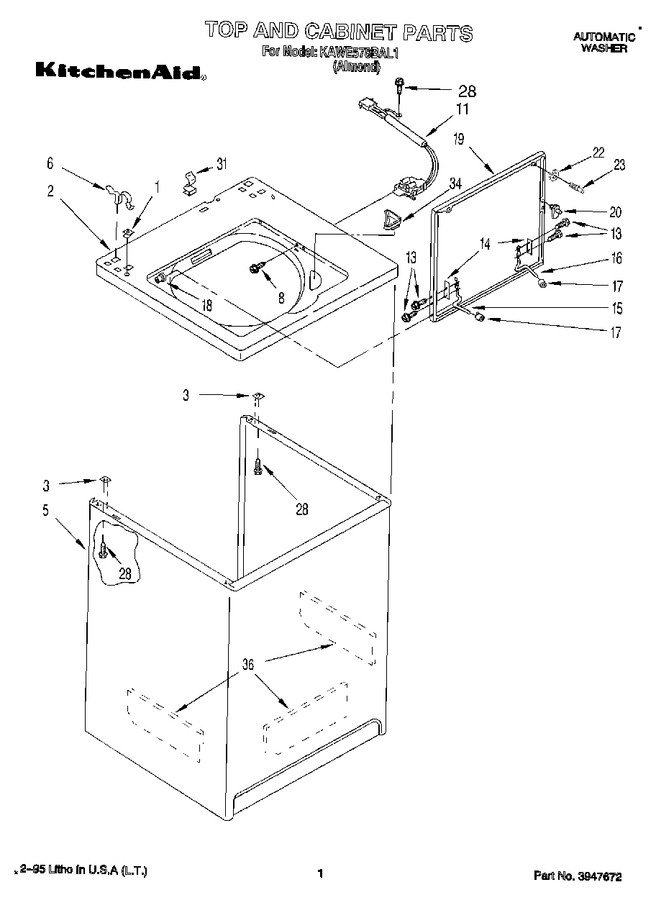 Diagram for KAWE578BAL1