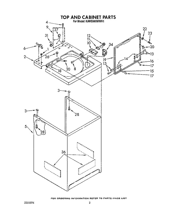 Diagram for KAWE660WAL1