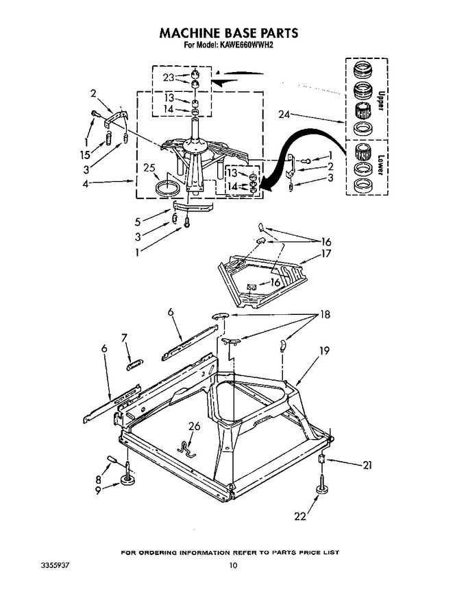 Diagram for KAWE660WWH2