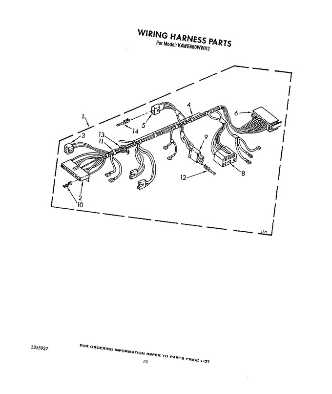 Diagram for KAWE660WWH2