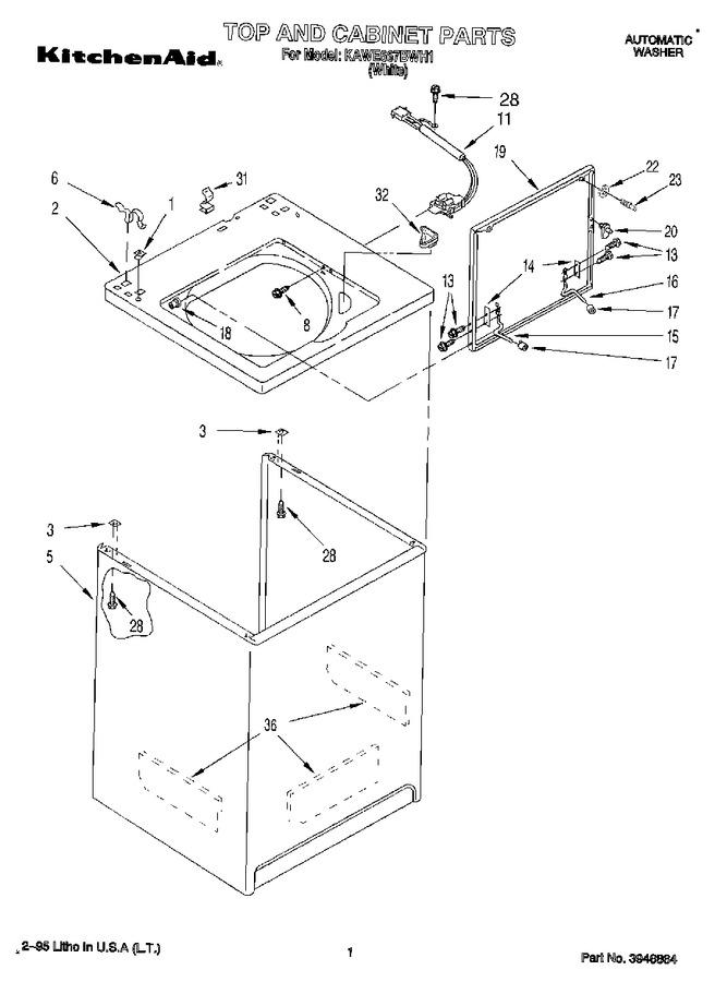 Diagram for KAWE667BWH1