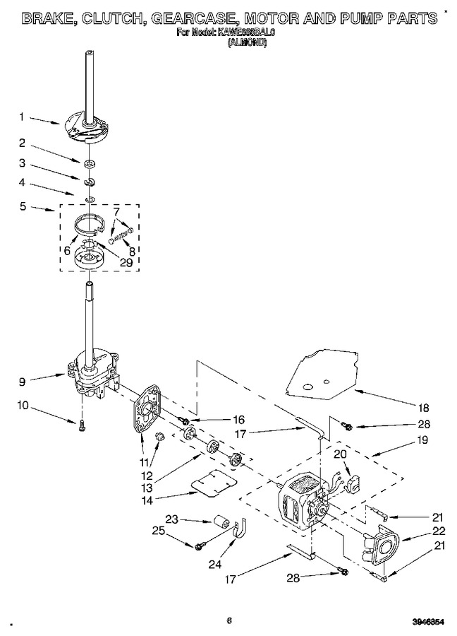 Diagram for KAWE668BAL0