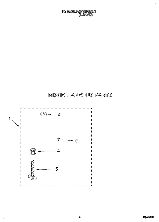 Diagram for KAWE668BAL1