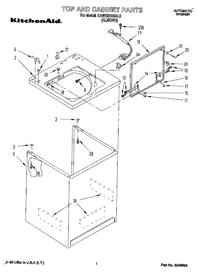 Diagram for KAWE678BAL0