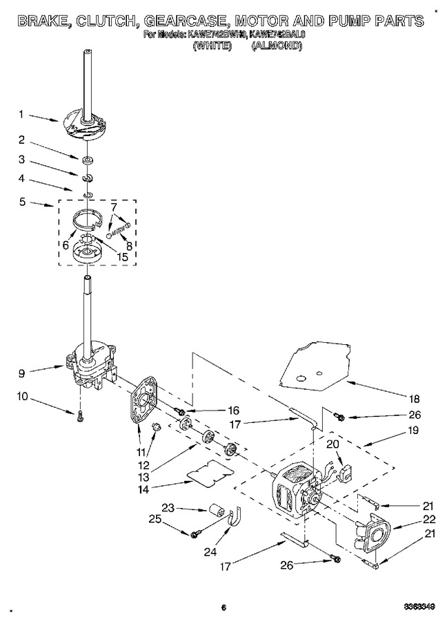 Diagram for KAWE742BAL0