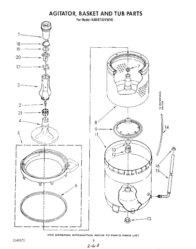 Diagram for KAWE742VWH0