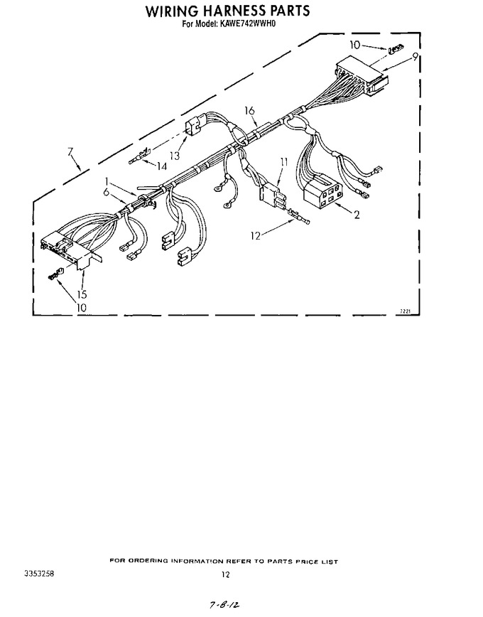 Diagram for KAWE742WWH0