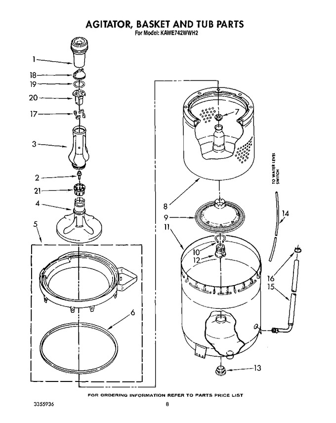 Diagram for KAWE742WAL2