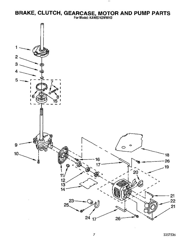 Diagram for KAWE742WWH3