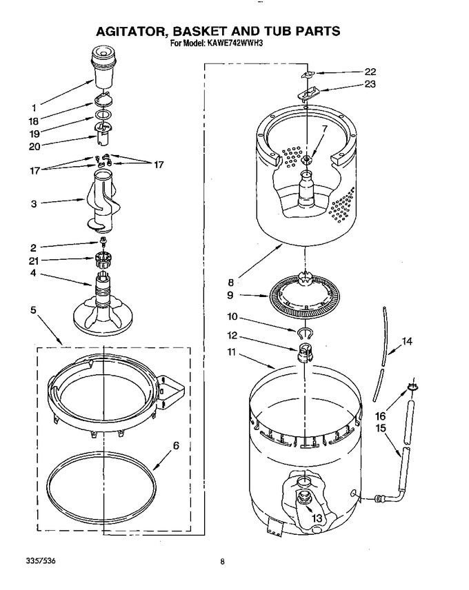 Diagram for KAWE742WWH3