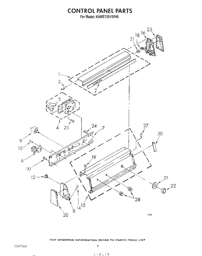 Diagram for KAWE750VWH0