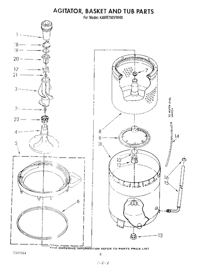 Diagram for KAWE750VWH0