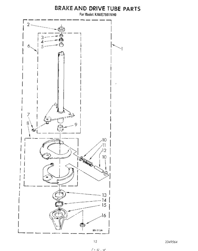 Diagram for KAWE750VWH0