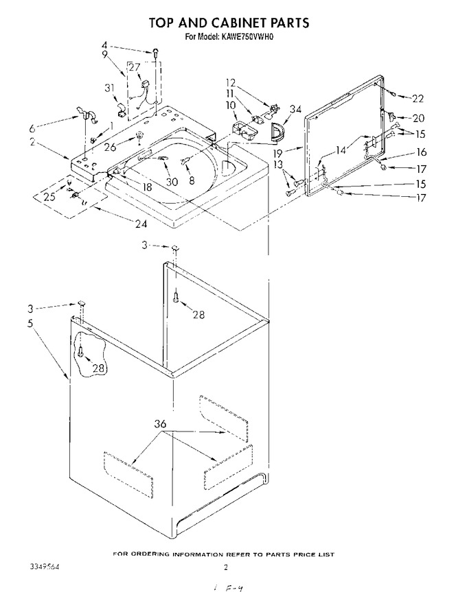 Diagram for KAWE750VWH0