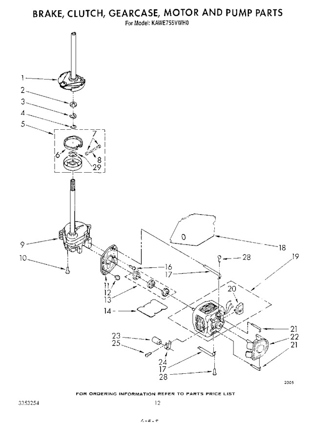 Diagram for KAWE755VAL0