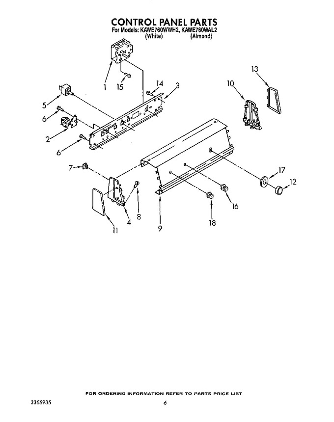 Diagram for KAWE760WWH2