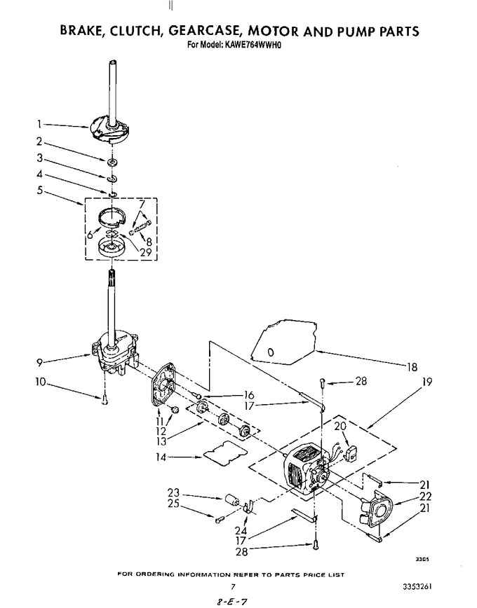 Diagram for KAWE764WWH0