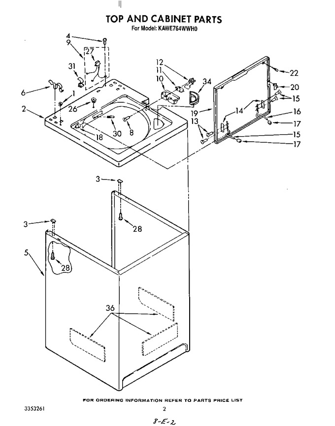 Diagram for KAWE764WAL0
