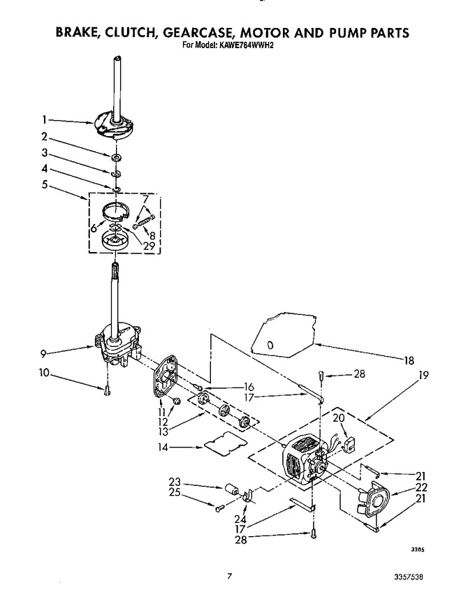 Diagram for KAWE764WAL2