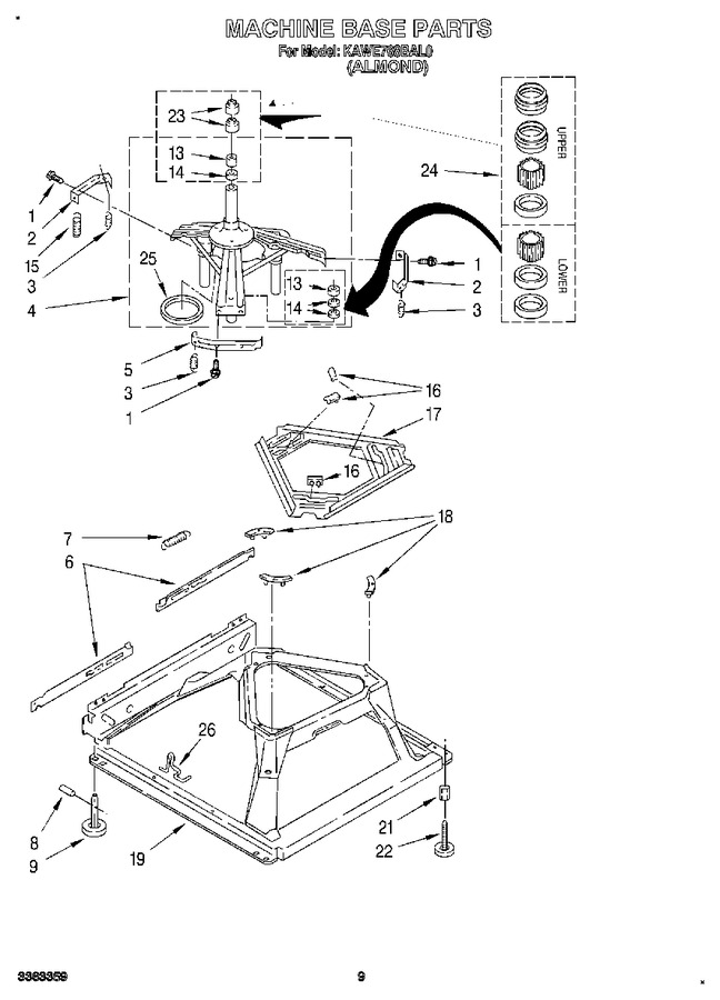 Diagram for KAWE768BAL0