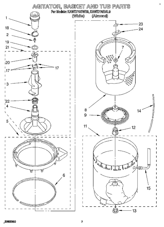 Diagram for KAWE770BWH0