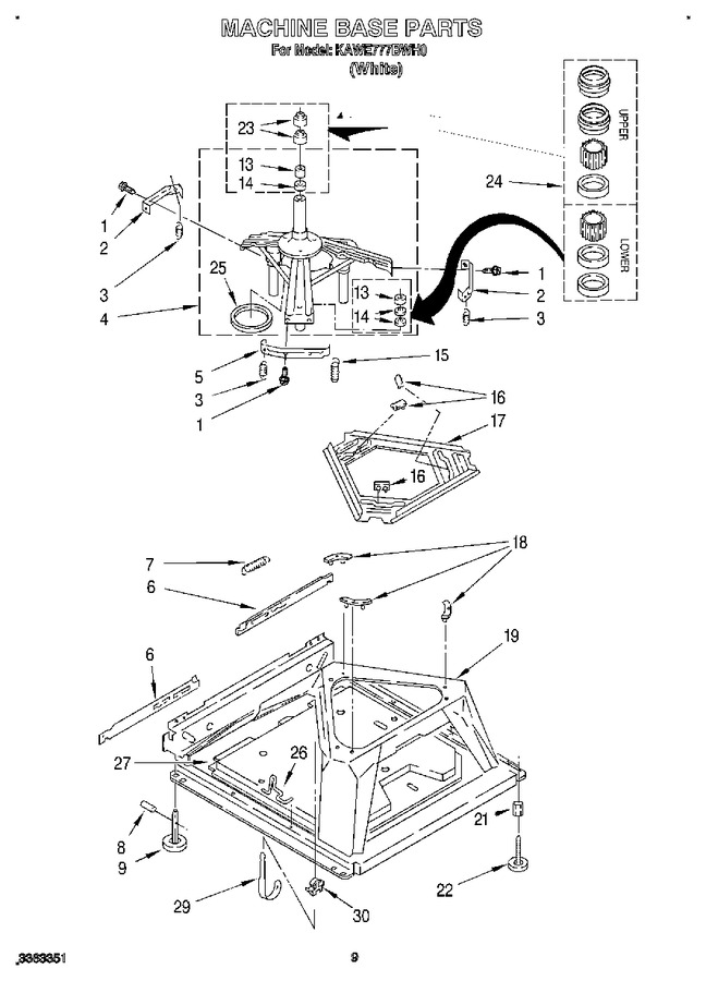 Diagram for KAWE777BWH0