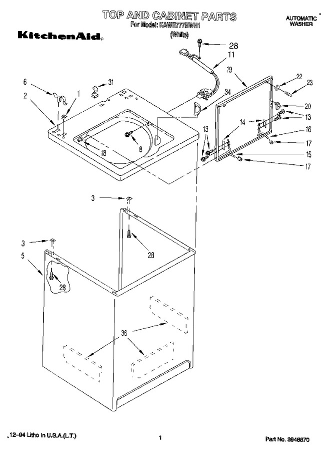 Diagram for KAWE777BWH1