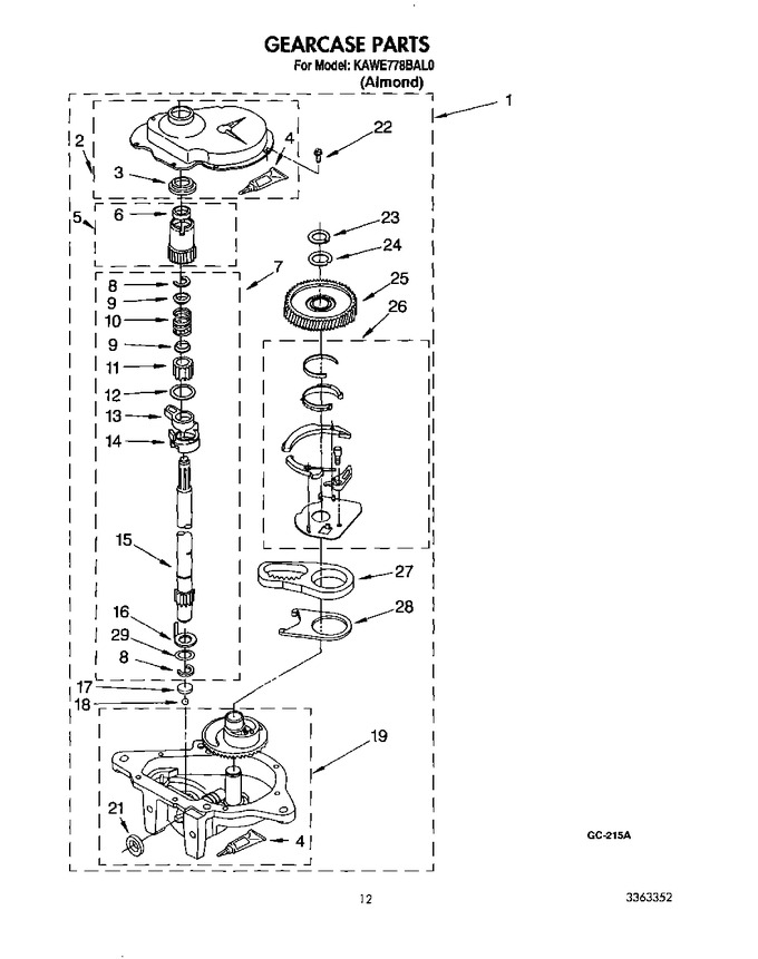 Diagram for KAWE778BAL0