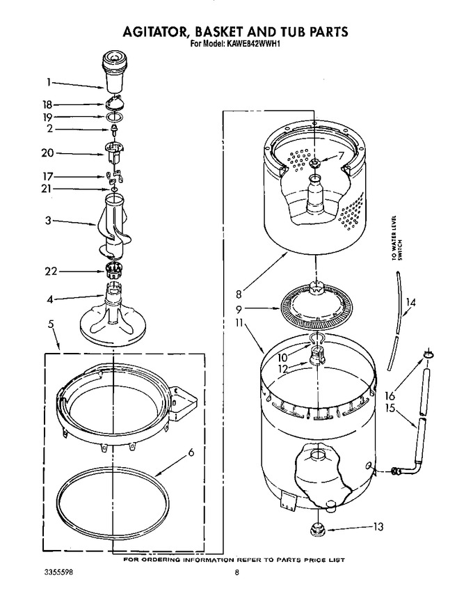 Diagram for KAWE842WAL1
