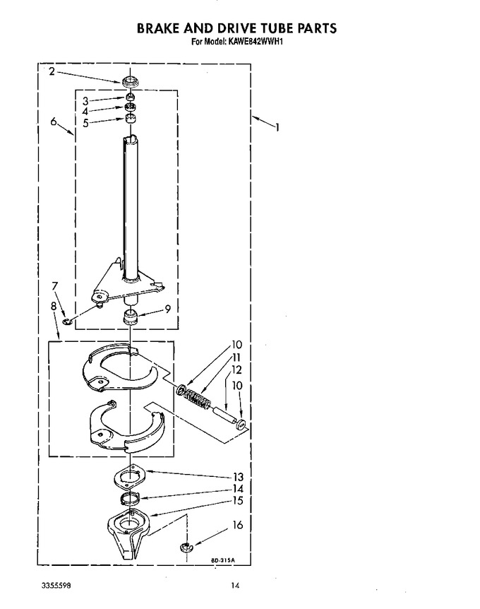 Diagram for KAWE842WWH1