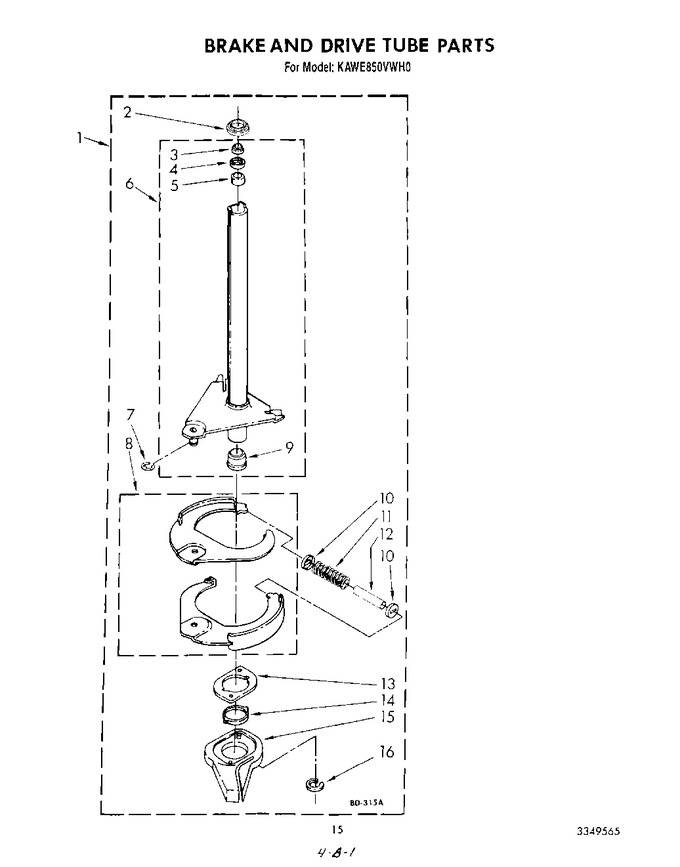 Diagram for KAWE850VAL0