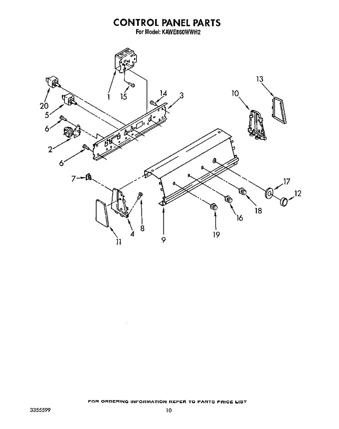 Diagram for KAWE860WAL2