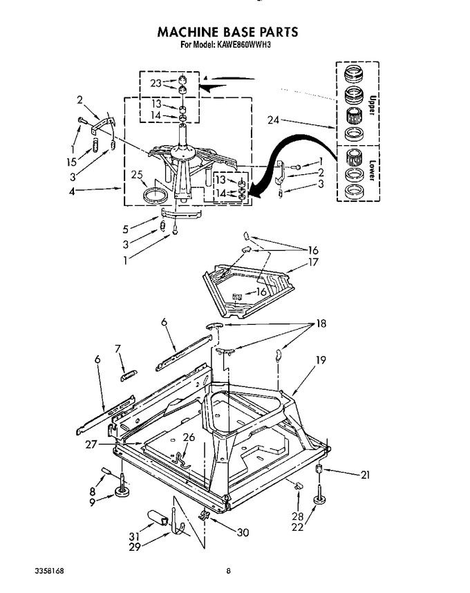 Diagram for KAWE860WAL3