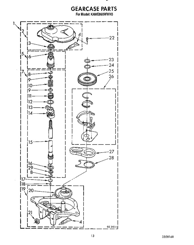 Diagram for KAWE860WAL3