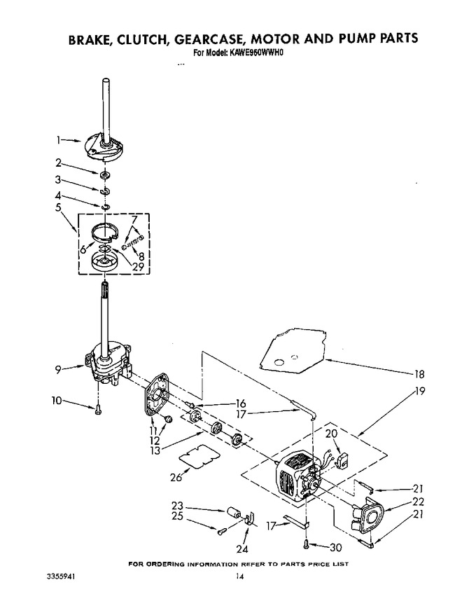 Diagram for KAWE960WAL0