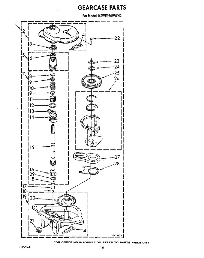 Diagram for KAWE960WAL0