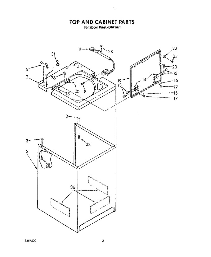 Diagram for KAWL400WWH1