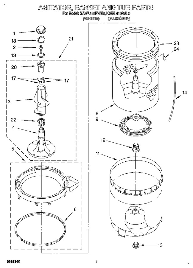 Diagram for KAWL410BAL0