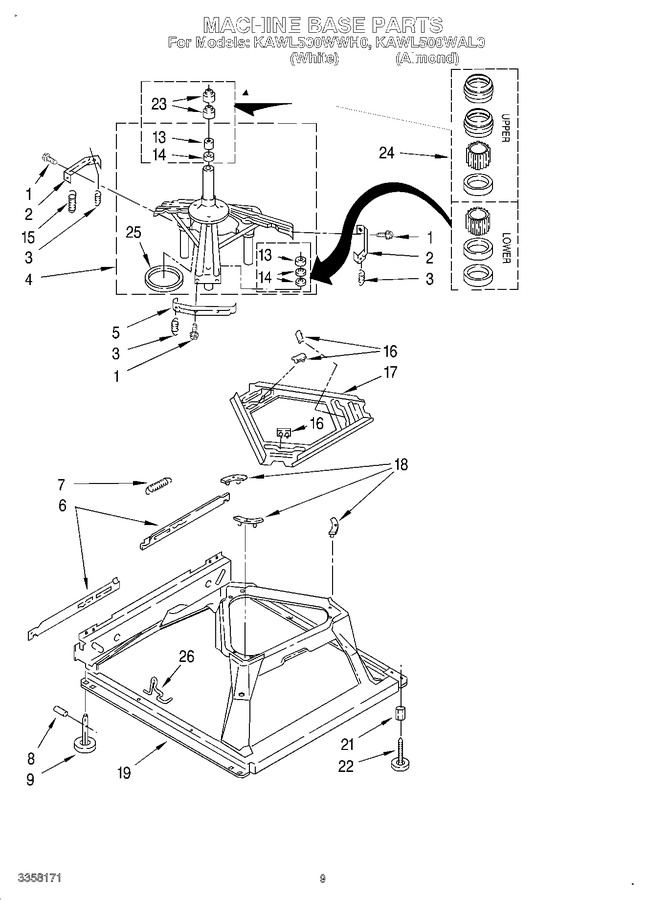 Diagram for KAWL500WWH0