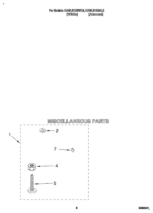 Diagram for KAWL510BAL0